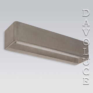 64562W00 - 64562N00 - Cement Cem_W3 by Linea Light | ItalStyle | made in Italy | Davoluce -  Italian Made Wall Lights, LED bedroom wall lights, led bedside wall lights, led hallway wall lights | Davoluce Lighting