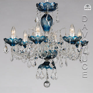 Azure Galaxy Swarovski Crystal chandelier from Davoluce Lighting