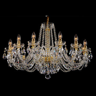 Asfour Czech Crystal 12-Light Chandelier