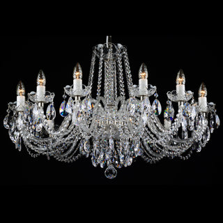 Asfour Czech Crystal 12-Light Chandelier