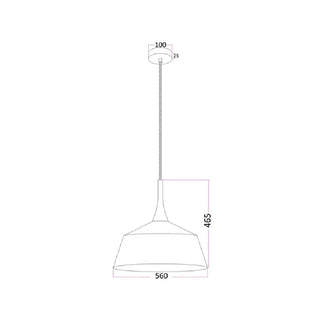 CLA NORDIC Large Modern Pendant from Davoluce Lighting.