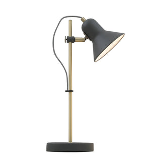 Corelli Table Lamp - Black & Antique Brass