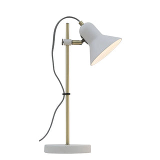 Corelli Table Lamp - White & Antique Brass