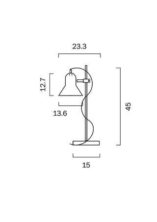 Corelli Table Lamp - Nickel