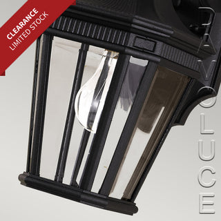 Cotswold Lane 1 Lights Small Wall Lantern - Black  Davoluce