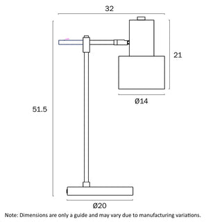 Croset Table Lamp