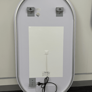 100x50cm Oval Frameless LED Mirror