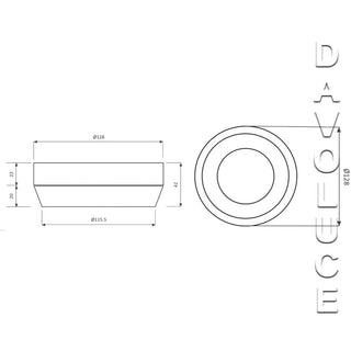 CYCLOP 12W SURFACE MOUNT SLIMLINE DOWNLIGHT. Replacement for Brightgreen D900.S-CR downlights. Most slimline surface mounted downlight on the market. surface mounted downlight led Australia