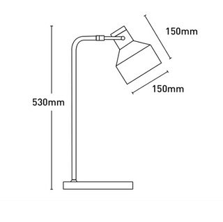 Mercator A82211 Clinton Table Lamp. Table lamps Melbourne, table lamps for hotels, Black desk lamps Sydney, Sturdy Table lamps suitable for hotels. Mercator table lamps from Davoluce Lighting