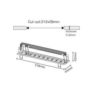 Coda 10 Adjustable Downlight