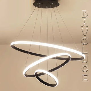 Vencha Crown 3 ring LED Pendant | Davoluce Lighting