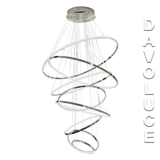 VENCHA Crown 8 ring LED Pendant } Davoluce Lighting