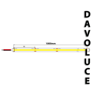 9w COB (Dotless) IP20 3000K LED Strip Commercial quality COB led strips in Sydney. 480 LEDs per meter LED strips from Davoluce Lighting
