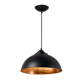 D06686 P1BGS - Miriam Black Copper Leaf Pendant Ceiling Light, Forchini PD-1 Pendant Light Black / Copper, Copper leaf pendant light, dining room pendant lights Perth, Brisbane, Adelaide, Sydney, Melbourne. davolucelighting.com.au