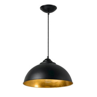 D06686 P1BGS - Miriam Black Gold Leaf Pendant Ceiling Light, Forchini PD-1 Pendant Light Black / Gold, Gold leaf pendant light, dining room pendant lights Perth, Brisbane, Adelaide, Sydney, Melbourne. davolucelighting.com.au