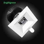 New D900 Cube 13.3W Dimmable LED Downlight from Brightgreen D900-CB-3K-55-WH-3.0