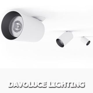 Brightgreen D900 SHX Curve LED Surface Mounted Adjustable Downlight, Davoluce Lighting Studio