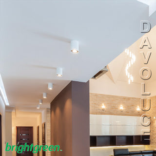 Brightgreen D900.SH Curve LED Surface Mounted Downlight, Davoluce Lighting Studio