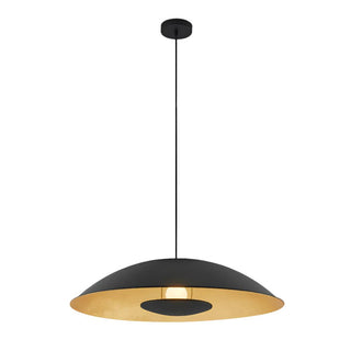 Telbix Daxia 60cm Pendant White from $259.00. Large pendant above dining table. White/gold industrial look pendants for dining rooms