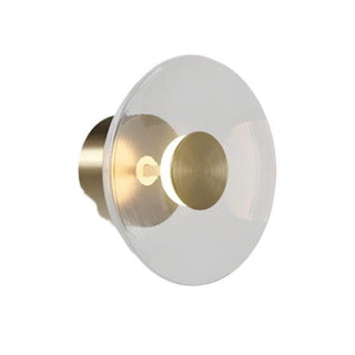 Lightco LR.i01.70.DM.CL.OB Dome Air Wall Light - Clear Glass. Wall lights for living room. Wall lights Australia. Dome Air Wall Light by Lighting Republic. Brass Wall Lights for Bathrooms Sydney. Lightco Wall Lights on display in Melbourne