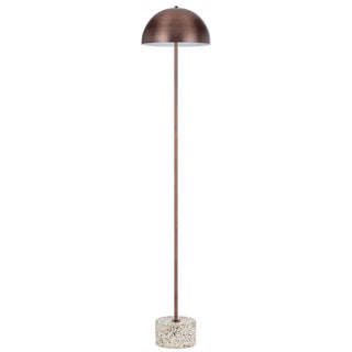 The Domez floor lamp is a unique and modern design, sure to make a statement in any room. The domed metal shade gives off an atmospheric mood light, creating a warm and inviting atmosphere