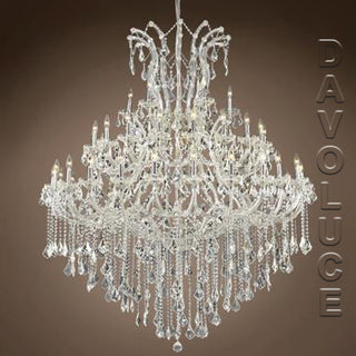 Extra Large Crystal chandelier Australia, Extra large foyer chandeliers Sydney, large foyer lighting for high ceilings, Chandelier for high ceiling dining room, Maria Teresa crystal chandelier Melbourne. Davoluce Lighting 