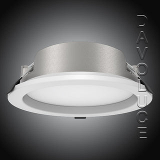 28/40W Tr-Colour Recessed LED Downlight. Commercial Downlights. 195mm Cutout LED downlights, IP44 downlights, 4000lm+ downlights. SAL Commercial downlight