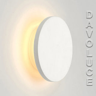 SUPERLUX WL8446 Dot Round Plaster Wall Light. Paintable wall lights Melbourne, wall lights that can be painted, paintable plaster wall lights Sydney. available from Davoluce Lighting