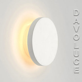 SUPERLUX WL8445 Dottie Round Plaster Wall Light. Paintable wall lights Melbourne, wall lights that can be painted, paintable plaster wall lights Sydney. available from Davoluce Lighting