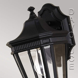 Cotswold Lane 1 Light Small Wall Lantern - Black | DA Voluce Lighting