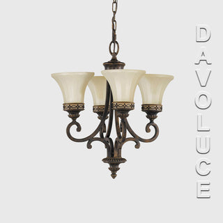 Lightco Drawing Room 4lt Chandelier by Elstead. Traditional Edwardian style chandeliers for living rooms. Best chandeliers for bedrooms. Dining Room Pendant lights Australia. 