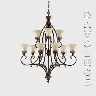 Lightco Drawing Room 9lt Chandelier by Elstead. Traditional Edwardian style chandeliers for staircases and voids. Best large chandeliers for voids. best large chandeliers for stairs Melbourne