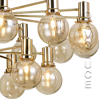 Escoda 18 Light Chandelier Gold - $1395.00 - Davoluce Lighting