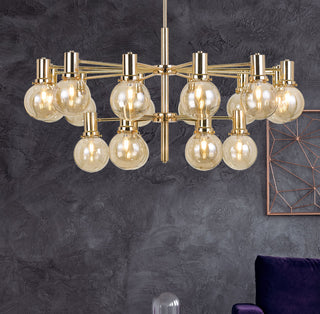 Escoda 18 Light Chandelier Gold - $1395.00 - Davoluce Lighting