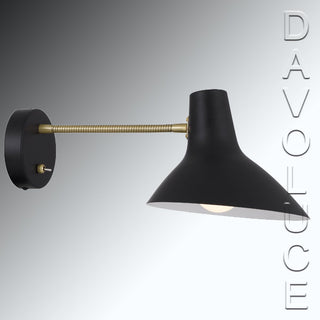 TELBIX FARBON SHORT WALL LIGHT, Bedside wall lights, Hotel wall brackets from Davoluce Lighting