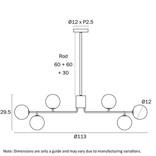 FELTON 12 LIGHT PENDANT ANTIQUE BLACK