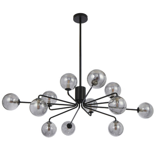FELTON 12 LIGHT PENDANT ANTIQUE BLACK
