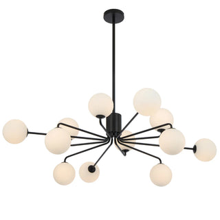 FELTON 12 LIGHT PENDANT ANTIQUE BLACK