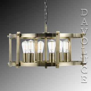 FINLEY 60 6 Light Pendant from Davoluce Lighting / Telbix. Contemporary designer pendants Melbourne, Stylish modern pendants Sydney. Contemporary and Traditional Pendants Perth.