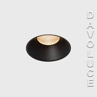 Purati Fuoco Round Trimless Fixed LED Downlight, Best Trimless recessed led downlights Australia, Trimless plaster downlight with minimal design from Davoluce