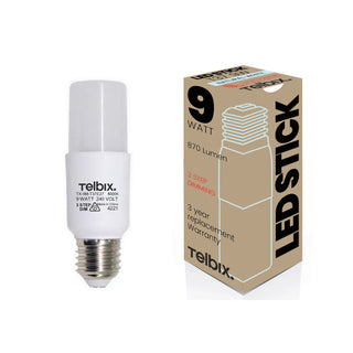 9W T37 Opal Stick LED Globe – 3 Step Dimming (E27)