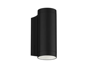 Glide Black 15w TRI Colour Up & Down Wall Light