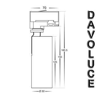 HCP-1022102 Havit Commercial 3 Circuit track lights on display in Melbourne, dimmable led track lighting Sydney, led track lighting systems Australia, gallery track lighting, commercial track lighting Perth, Three circuit track lighting from Davoluce