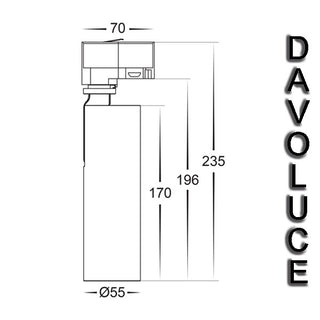 HCP-1032202 3 Circuit track lights on display in Melbourne, dimmable led track lighting Sydney, led track lighting systems Australia, gallery track lighting, commercial track lighting Perth, Three circuit track lighting from Davoluce