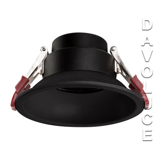 Havit Commercial HCP-8152402 White or Black Deep 24w Recessed LED Downlight, Commercial 24w LED downlights, 140mm LED downlights Australia, triac dimmable led downlights for shops, Havit LED downlights Complete with honeycomb lens available from Davoluce 