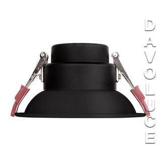 Havit Commercial HCP-8152402 White or Black Deep 24w Recessed LED Downlight, Commercial 24w LED downlights, 140mm LED downlights Australia, triac dimmable led downlights for shops, Havit LED downlights Complete with honeycomb lens available from Davoluce 