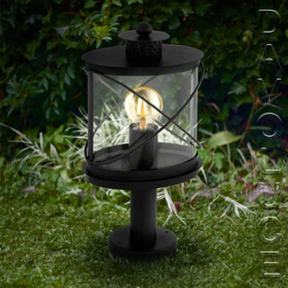 Eglo 94864 Hilburn Exterior Bollard - 12v or 240v. Traditional outdoor bollard lights, 12v LED exterior post lights. LED Bollard lights Sydney, Brisbane, Gold Coast. Davoluce Lighting