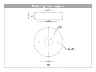 HV1235T White TRI Colour Single Adjustable LED Wall Light