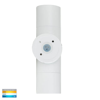 HV1035T-HV1037T - Tivah White TRI Colour Up & Down Wall Pillar Lights