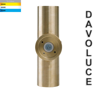 Havit HV1055T - Tivah Solid Brass TRI Colour Up & Down Wall Pillar Lights from Davoluce